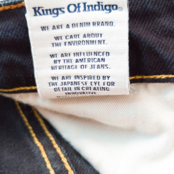 Kings Of Indigo Silvio Jeans Size 33 Xavier Rinse Button Fly - Picture 6 of 15